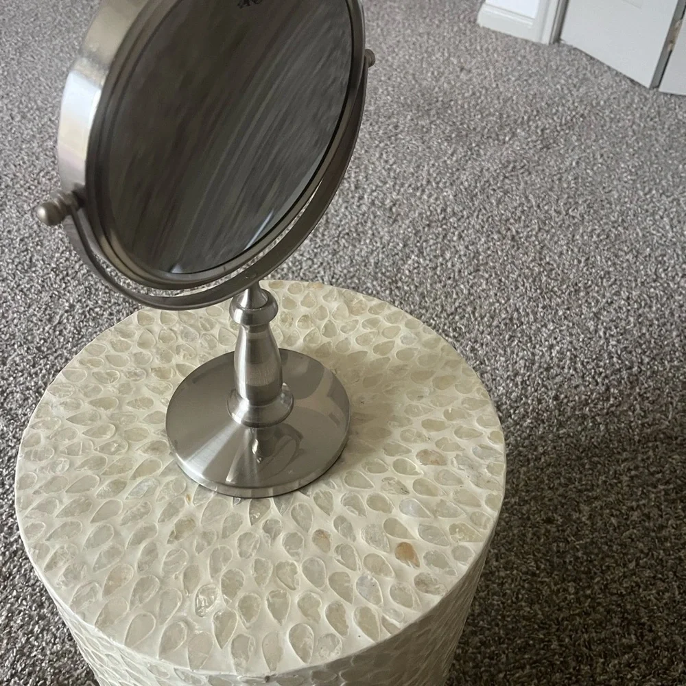 Elegant Silver Vanity Mirror